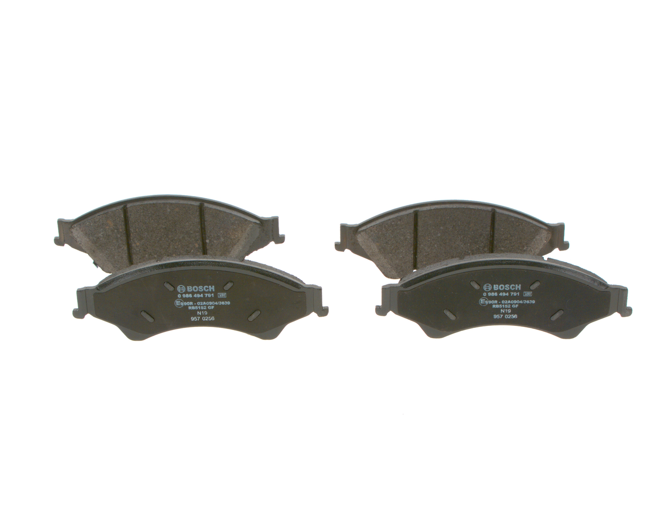 FORD C-MAX BOSCH brake pads 0 986 494 791