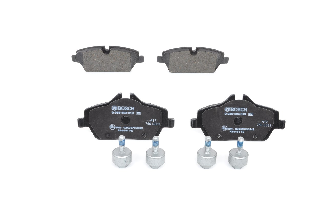 Bremseklodssæt BOSCH BMW i3 0 986 494 813