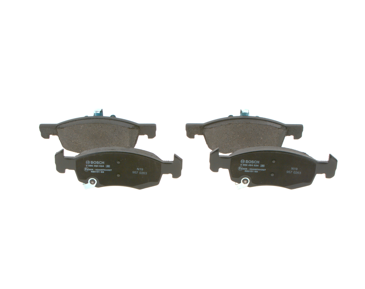 BOSCH 0 986 494 824 Pastillas de freno Opel Corsa E x15 2021 originales precio