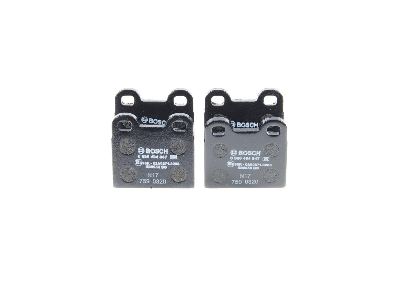 BOSCH 1BM698151B Jarrupalat, levyjarru 0 986 494 847