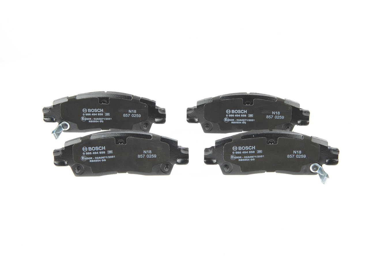 BOSCH 0 986 494 858 Remblokken GMC Yukon Xl 1500 III