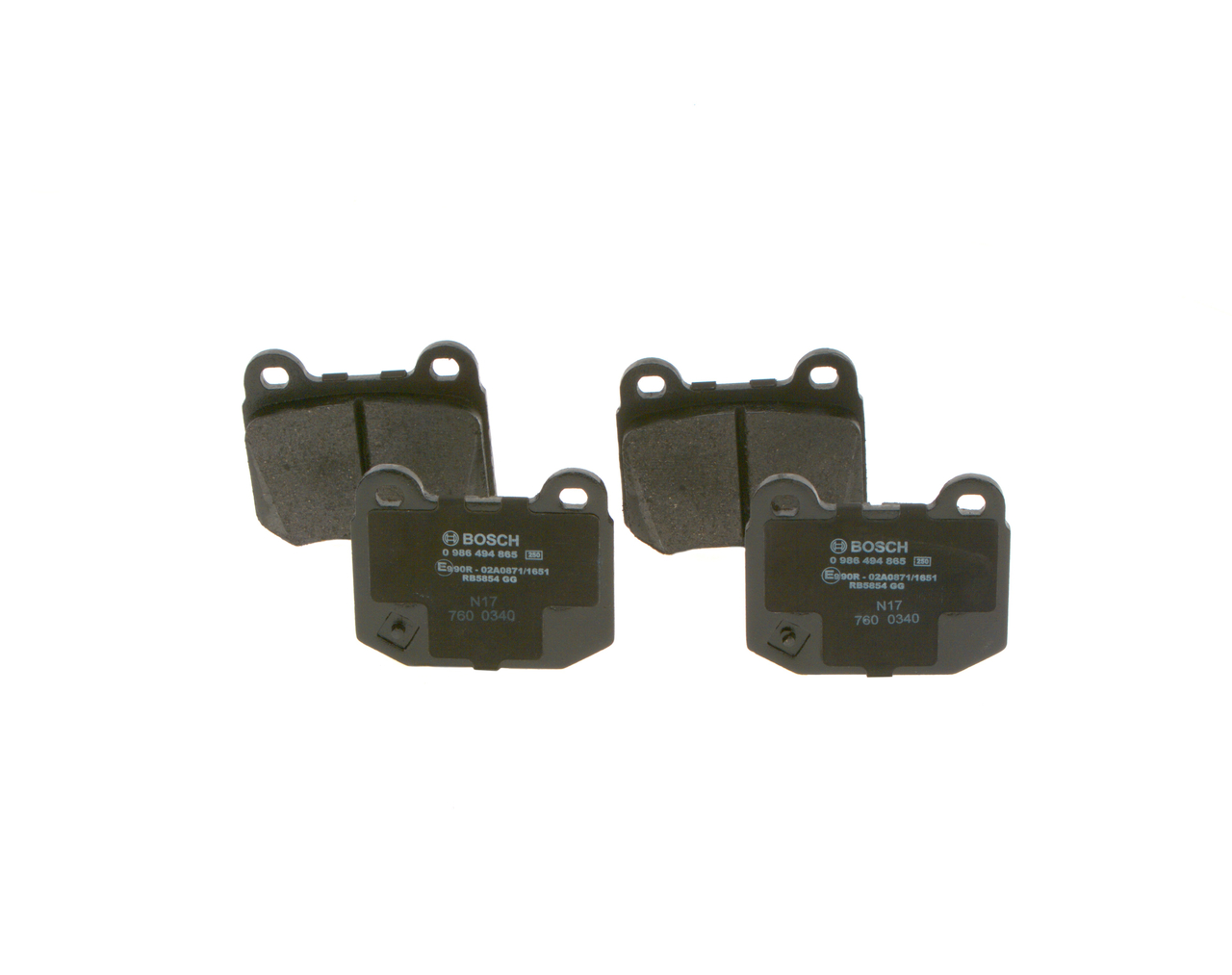 Zavorna obloga BOSCH SUBARU IMPREZA 0 986 494 865