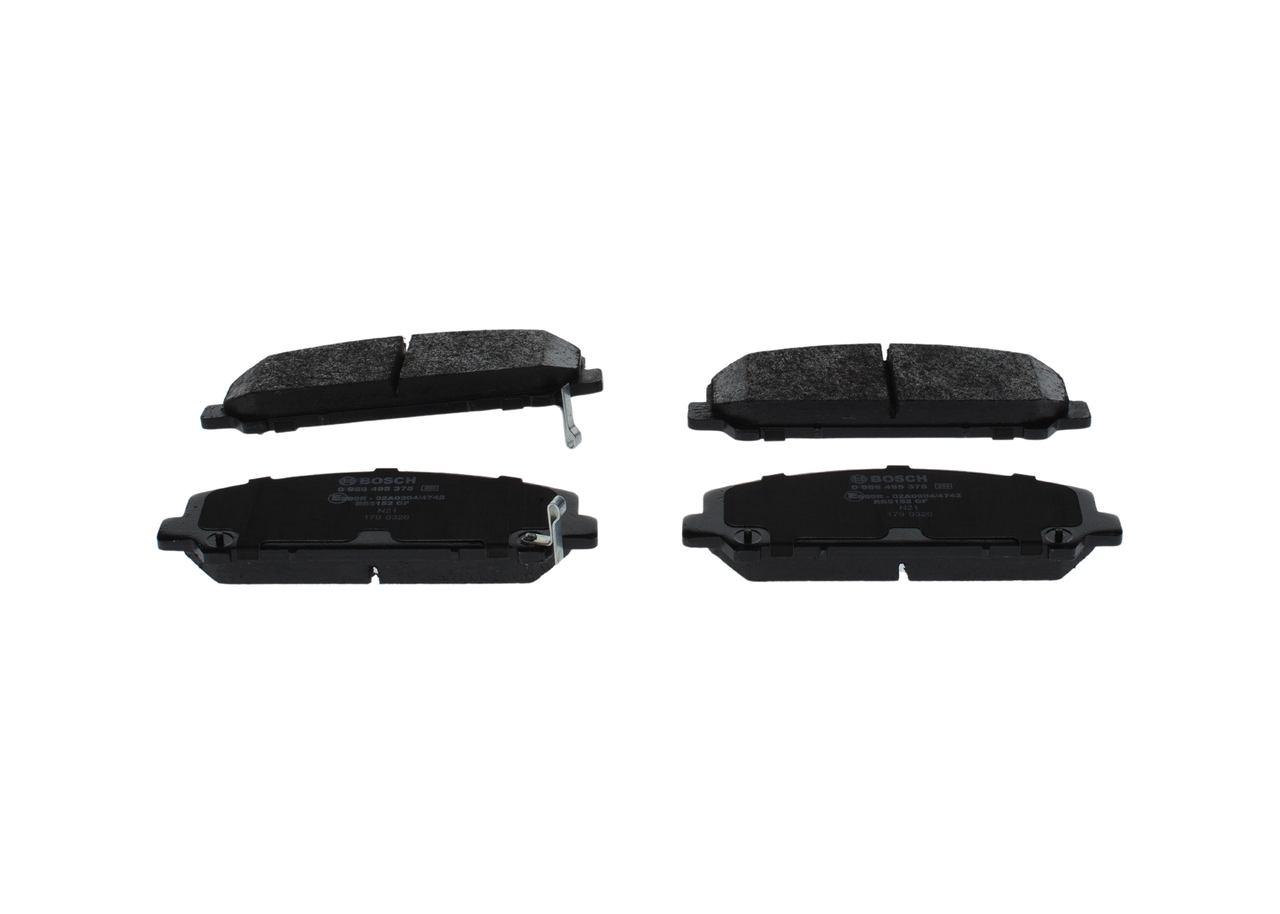 BOSCH D1060-1LA1A Bremsbeläge 0 986 495 375