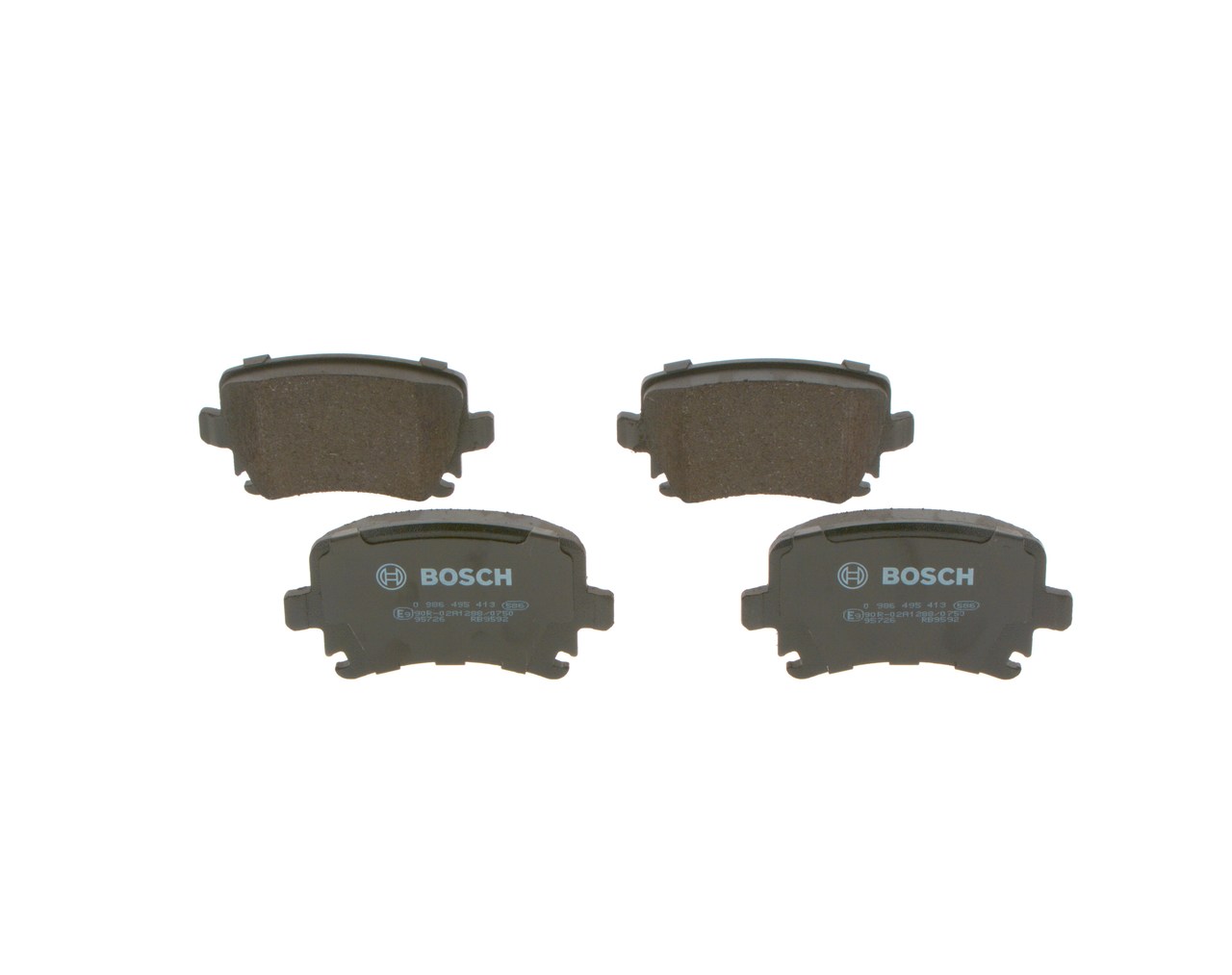 BOSCH 1K0 698 451 H Plaquettes de frein 0 986 495 413