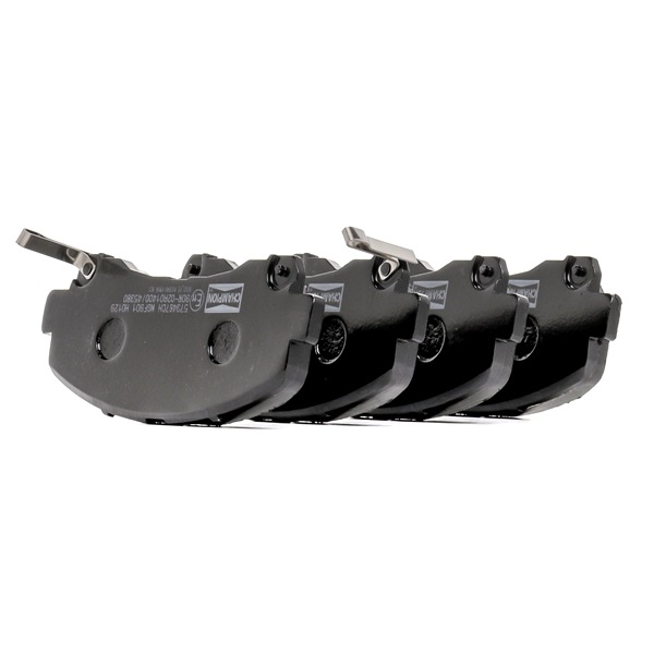 CHAMPION 573467CH Brake pads Isuzu D-Max TFR 2.5 CRDi (TFR86J) 163 hp Diesel 2014