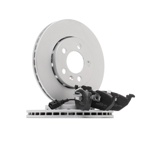 MAPCO 47855HPS remschijven en blokken 1J0 698 151 D.