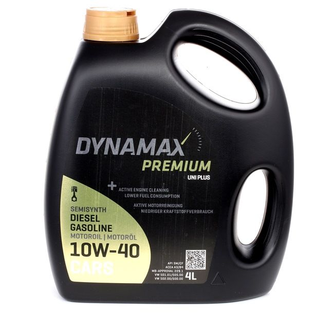 DYNAMAX 501893 Olio motore Isuzu D-MAX 8DH 2.5 DiTD 4x4 (TFS54) 101 CV Diesel 2010