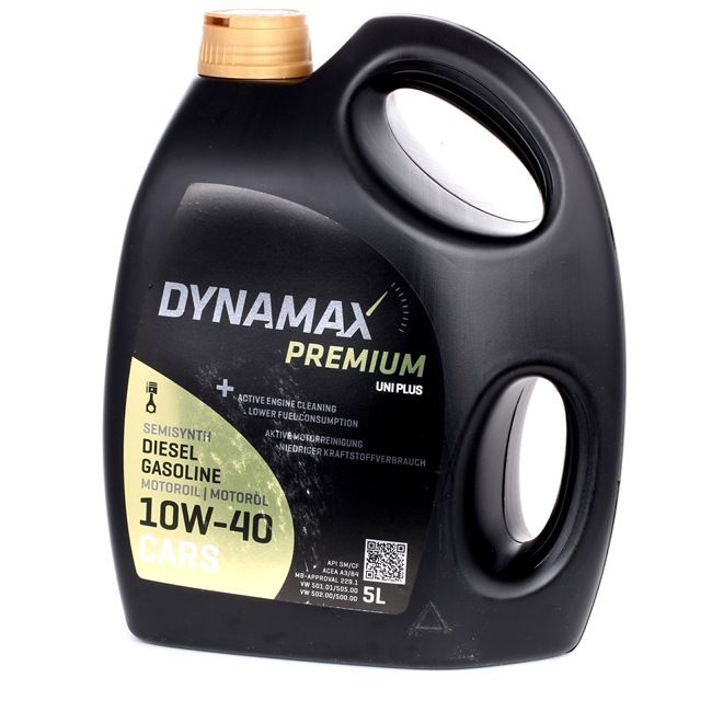 DYNAMAX 501962 Olio motore Isuzu D-MAX 8DH 2.5 DiTD 4x4 (TFS54) 101 CV Diesel 2008