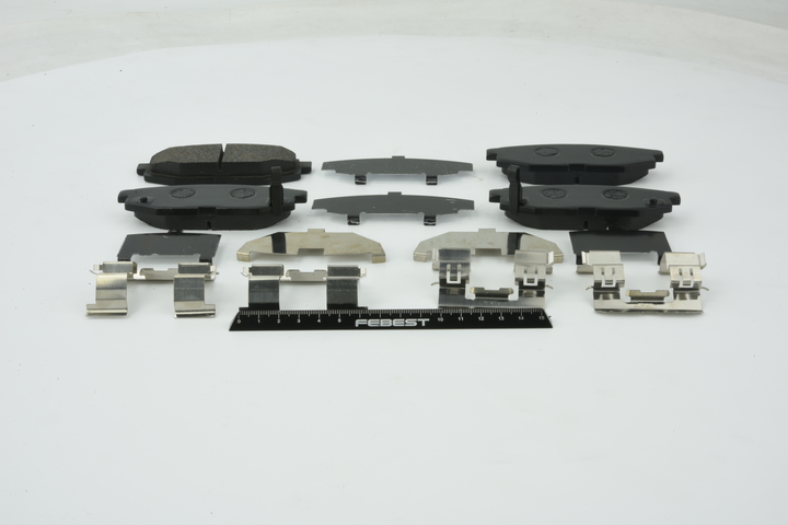 FEBEST 0801-G12R Pastillas de freno Subaru Legacy 4 Familiar 2.5 AWD 233 cv Gasolina 2005