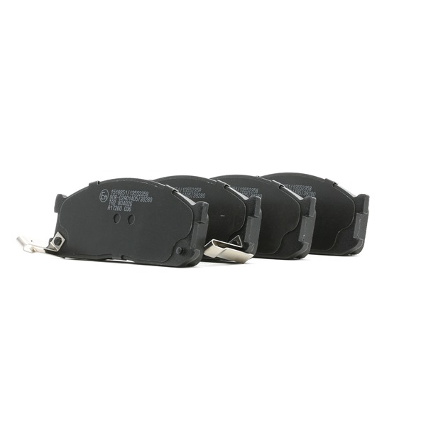 RIDEX 402B1236 Remblokken Bongo 3 2.9 TDiC 4WD 122 Pk Diesel 2017