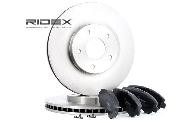 RIDEX 3405B0122 remschijven en blokken D10609N00A