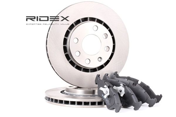 RIDEX 3405B0154 Komplet brzdy VAUXHALL Astra Mk3 (F) Saloon 1.6 i 71 KS Benzín 1995