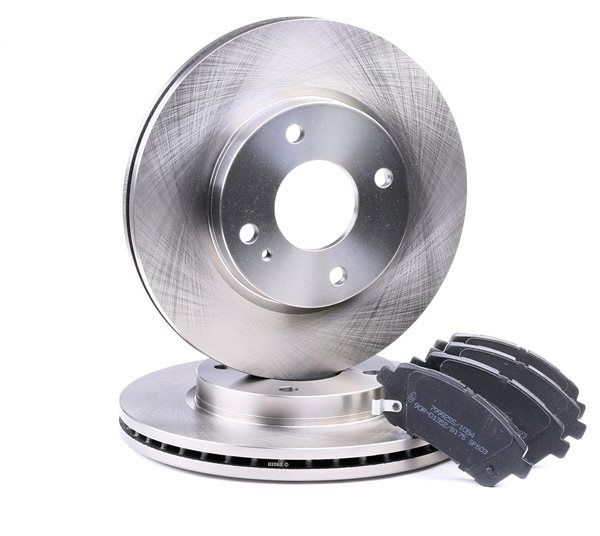 RIDEX 3405B0238 Kit disque et plaquette de frein Mitsubishi Lancer 7 Berline 1.6 98 CV Essence 2010
