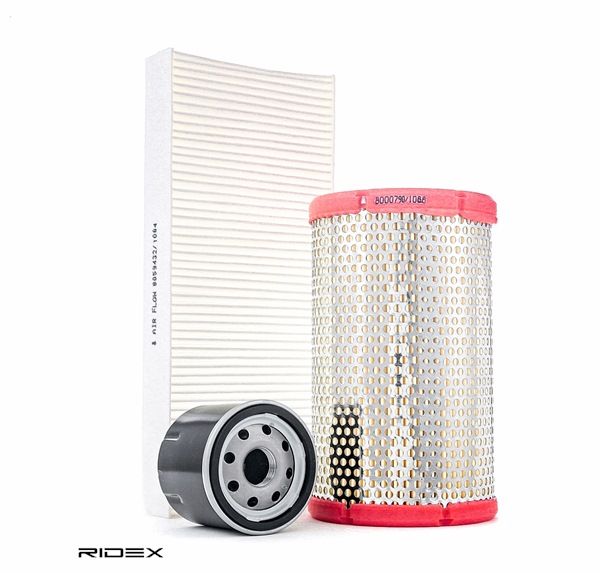 RIDEX 4055F0094 Filter - sada Twingo c06 1.2 LPG 58 KS Benzin/plyn (LPG) 2002