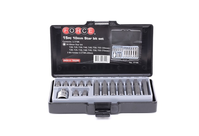 Set, schroevendraaierbits FORCE 4156