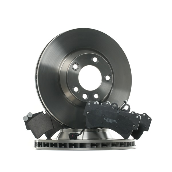 RIDEX 3405B0301 Kit dischi e pastiglie Porsche Cayenne 955 Turbo 4.5 450 CV Benzina 2006