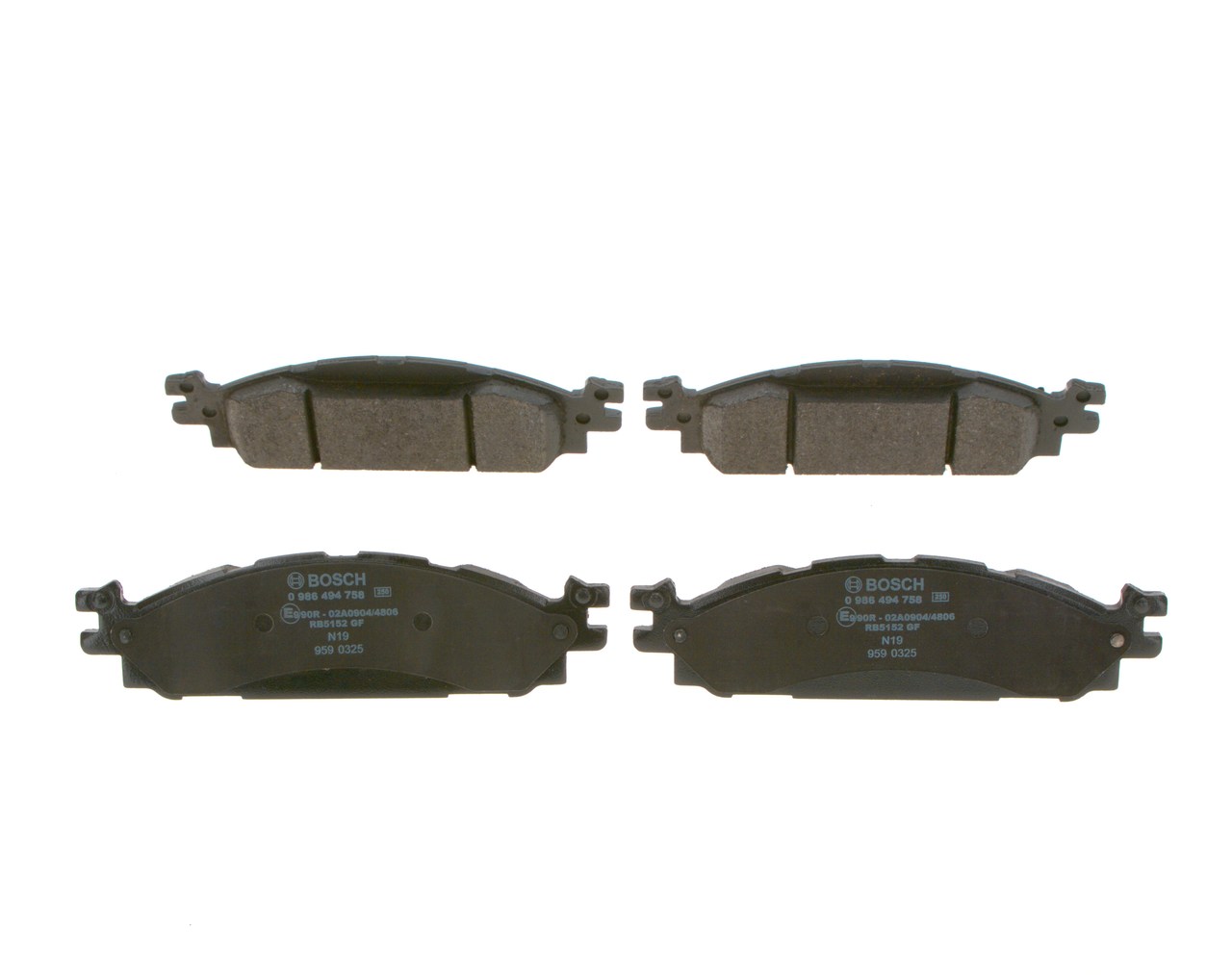 Kaladėlės BOSCH FORD USA EDGE 0 986 494 758