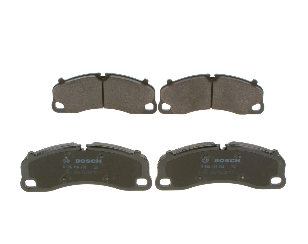BOSCH 0 986 494 788 Pastiglie dei freni posteriori e anteriori PORSCHE 718 2021 originale prezzo