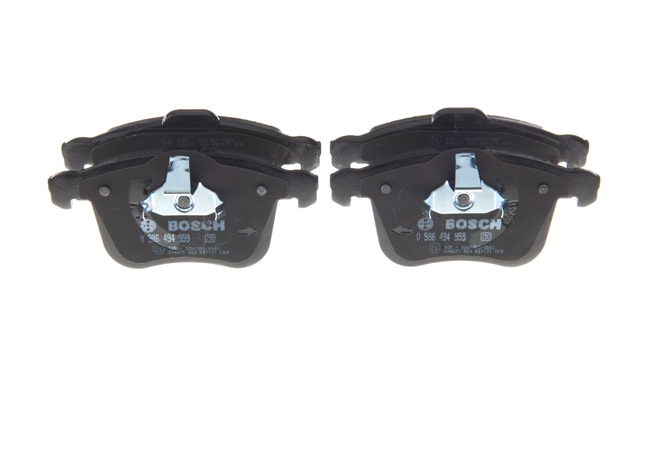 BOSCH 0 986 494 959 Remblokken Vectra C GTS 3.0 CDTi 184 Pk Diesel 2007