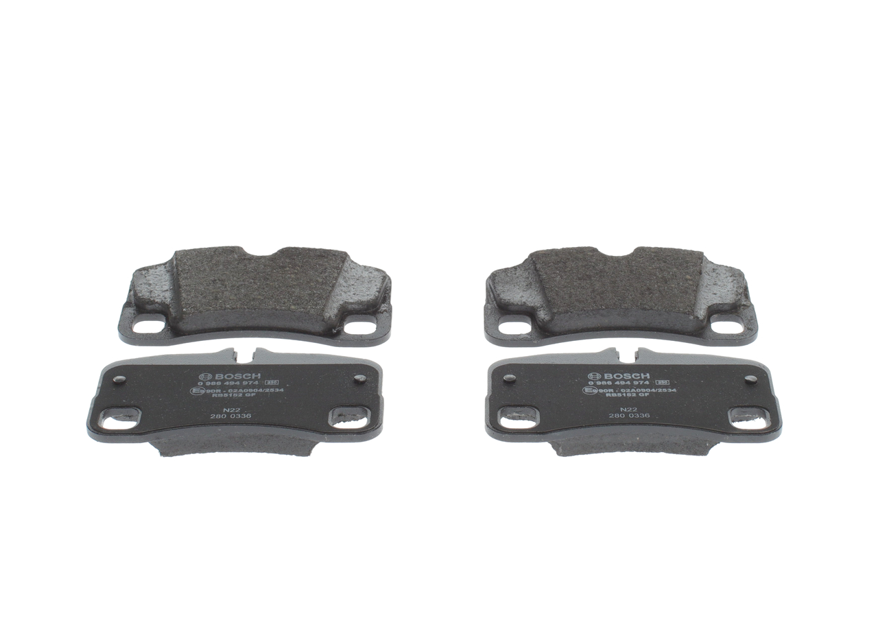 Τακάκια BOSCH PORSCHE CAYMAN 0 986 494 974