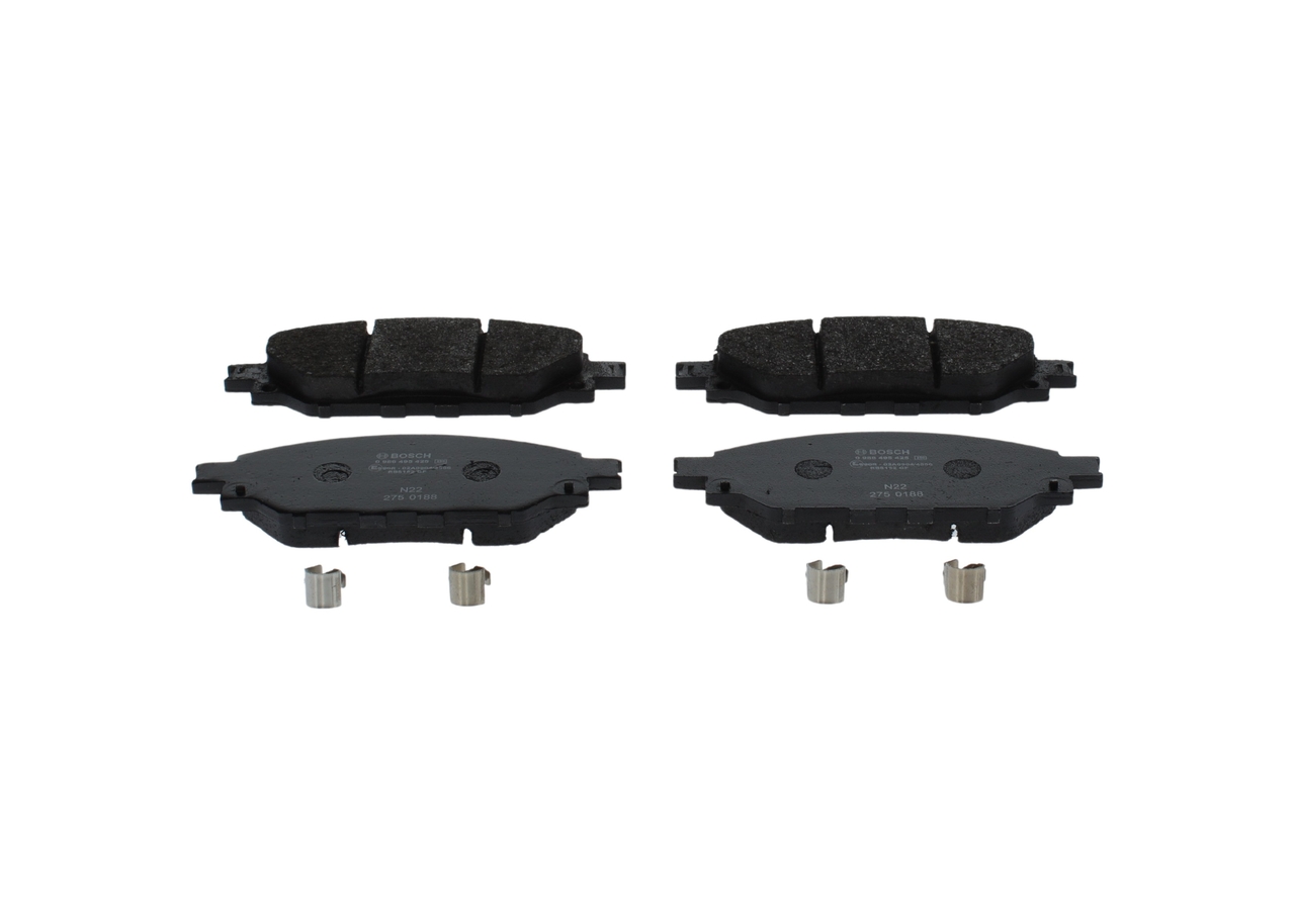 BOSCH 0 986 495 425 Remblokken Toyota Hilux VIII 2.4 D (GUN112_, GUN122_, GUN135_) 150 Pk Diesel 2020