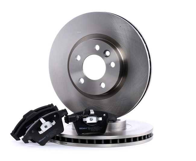 RIDEX 3405B0296 Stabdžių diskai ir kaladėlės VW Multivan T5 1.9 TDI 102 AG dyzelinas 2008