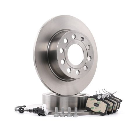 RIDEX 3405B0344 remschijven en -blokken Seat Altea XL 2.0 TDI 136 Pk Diesel 2008