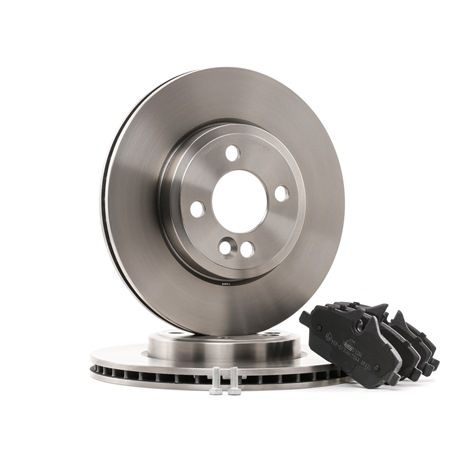 RIDEX 3405B0380 remschijven en -blokken Mini r56 1.6 Cooper D 112 Pk Diesel 2010
