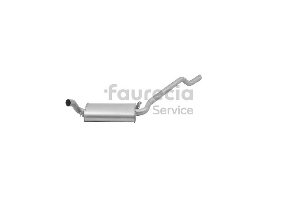 Faurecia FS03007 Srednji glusnik (izpusni lonec) Audi Cabriolet 8g7 b4 2.0 E 115 km Bencin 1997