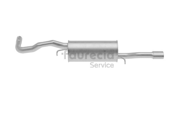 Faurecia FS03168 lyddemper Audi A4 B5 Avant 1.8 115 hk Bensin 1995