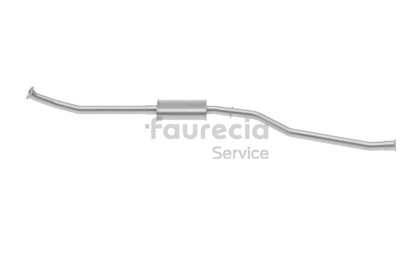 Faurecia FS15164 Forreste lyddæmper Peugeot Partner Combispace 5F 1.4 75 HK Benzin 2013
