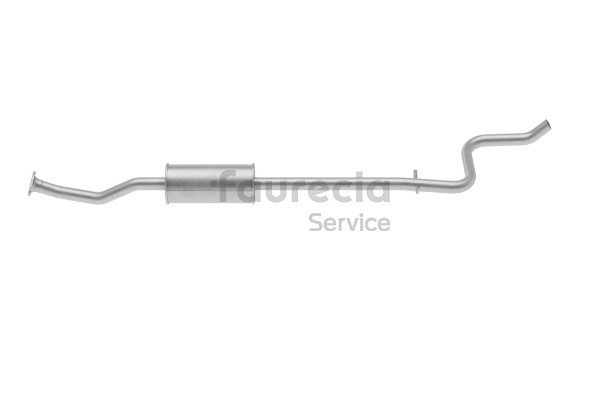 Faurecia FS15243 Forreste lyddæmper Citroen C3 1 1.4 16V 88 HK Benzin 2008