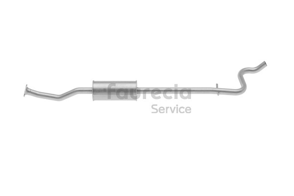 Faurecia FS15323 Forreste lyddæmper CITROËN C2 Hatchback (JM) 1.4 16V 90 HK Benzin 2007