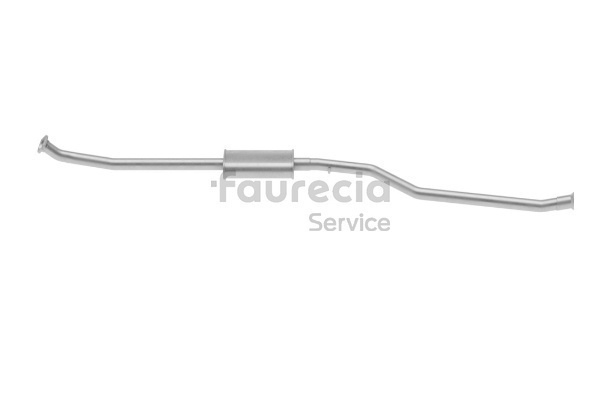 Faurecia FS15345 Srednji glusnik (izpusni lonec) Peugeot Partner Combispace 5F 1.4 75 km Bencin 2009