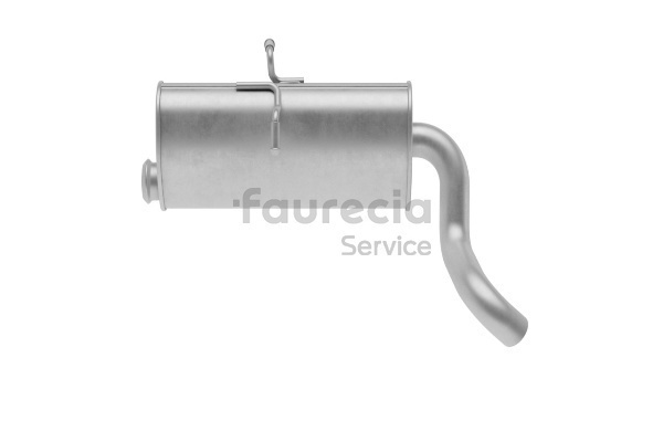 Faurecia FS15353 Einddemper PEUGEOT Partner I Flatbed Vrachtwagen/Chassis 2.0 HDi 90 Pk Diesel 2008