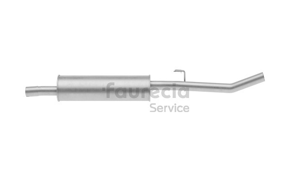 Faurecia FS15506 Forreste lyddæmper Fiat Ulysse 179 2.0 JTD 109 HK Diesel 2004