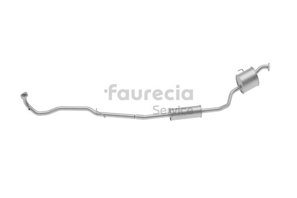 Faurecia FS18025 Srednji glusnik (izpusni lonec) Daihatsu Cuore L251 1.0 58 km Bencin 2017