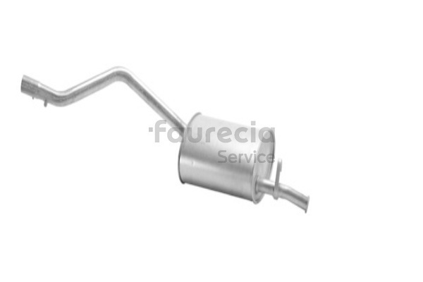 Faurecia FS25076 Endschalldämpfer Y10 1.0 Cat 45 PS Benzin 1993