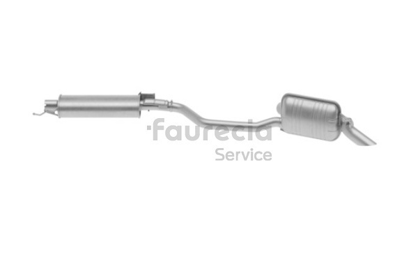 FS25120 Faurecia 7750502 Endschalldämpfer