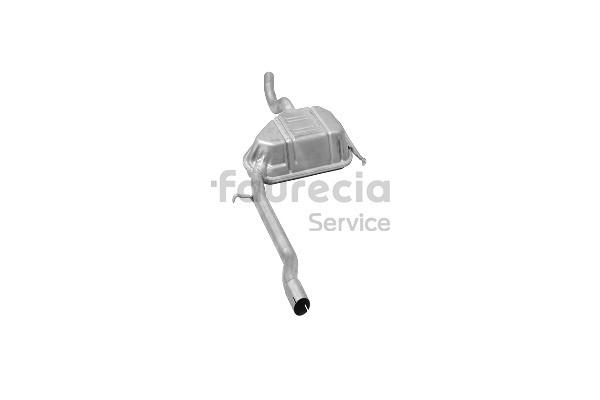 Faurecia FS25363 Srednji glusnik (izpusni lonec) Fiat Tempra 159 1.6 i.e. 78 km Bencin 1990