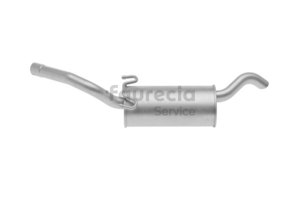 Faurecia FS25393 Endschalldämpfer Fiat Scudo Kombi 1.6 79 PS Benzin 2001