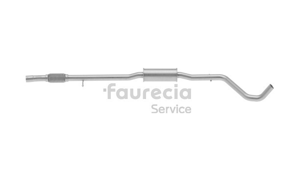 Faurecia FS25706 Forreste lyddæmper Fiat Panda 169 1.3 D Multijet (169.AXC1A) 70 HK Diesel 2025
