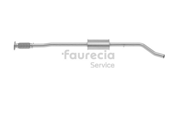 Faurecia FS25711 Forreste lyddæmper Fiat Idea 350 1.4 90 HK Benzin 2023