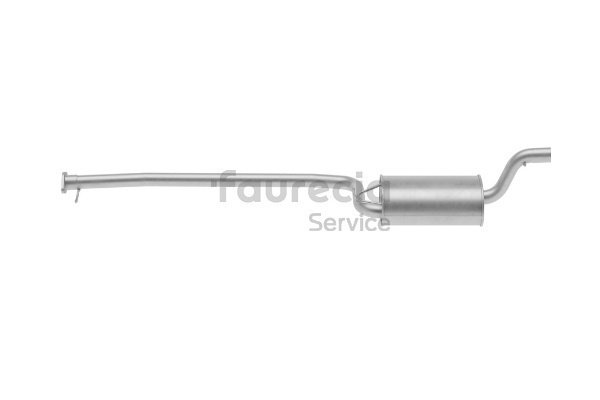 Faurecia FS30684 Forreste lyddæmper Ford Focus DAW 2.0 16V 131 HK Benzin 2003