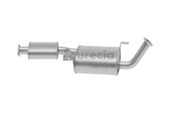 Faurecia FS30706 Voordemper Nissan Terrano 2 R20 2.7 TD 4WD 101 Pk Diesel 1999