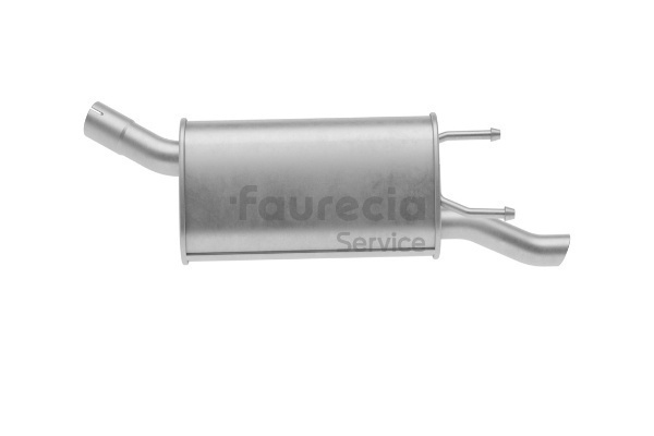Faurecia FS40015 Endschalldämpfer VAUXHALL Corsa Mk1 (B) Schrägheck (S93) 1.7 D 60 PS Diesel 1999