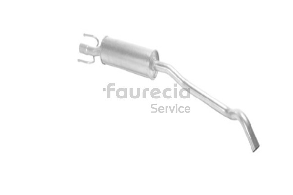 Faurecia FS40022 Silencieux intermédiaire VAUXHALL Corsa Mk1 (B) 3/5 portes (S93) 1.7 D 60 CV Diesel 2000