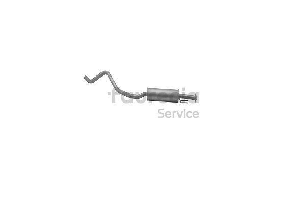 Faurecia FS40174 Srednji glusnik (izpusni lonec) Opel Astra F Caravan 1.7 TD (F35, M35) 68 km Dizel 1997