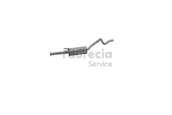 Faurecia FS40183 Srednji glusnik (izpusni lonec) Opel Astra F CC 1.7 D (F08, M08, F68, M68) 57 km Dizel 1991