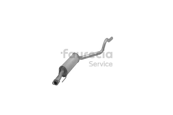 Faurecia FS40186 Srednji glusnik (izpusni lonec) Astra F T92 1.7 TD 68 km Dizel 1997